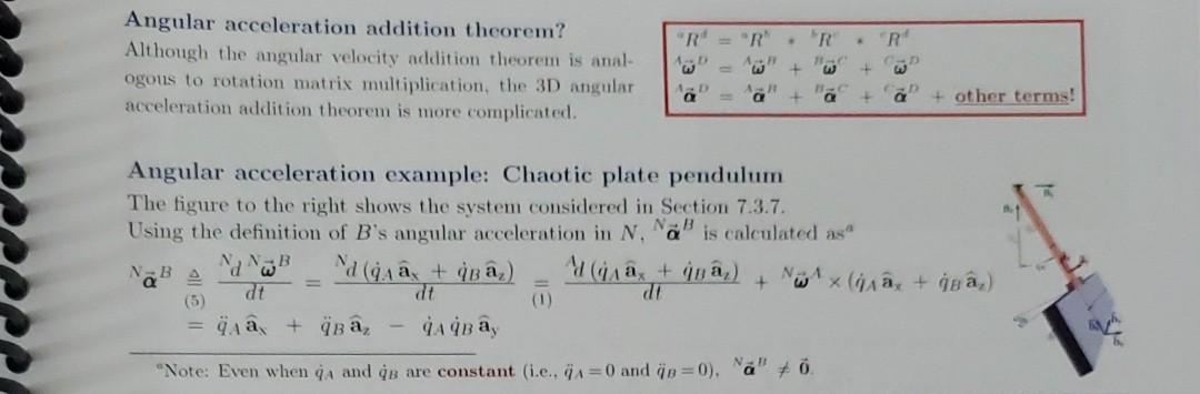Solved + 6.12 * Theorems: Rotation matrices R, angular | Chegg.com
