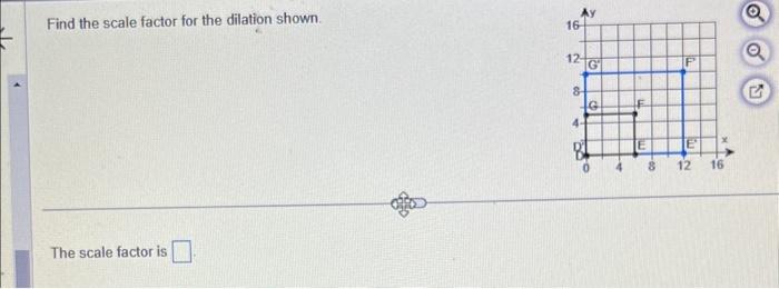 how to find scale factor of dilation circle