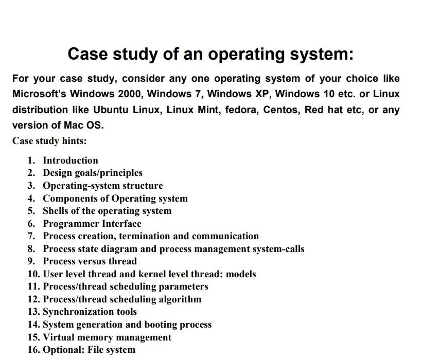 case study on windows 10 operating system