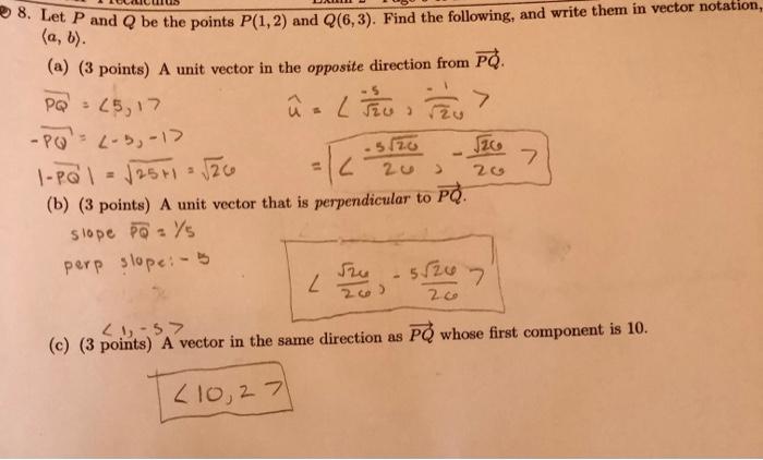 Solved (a, B). -PQ