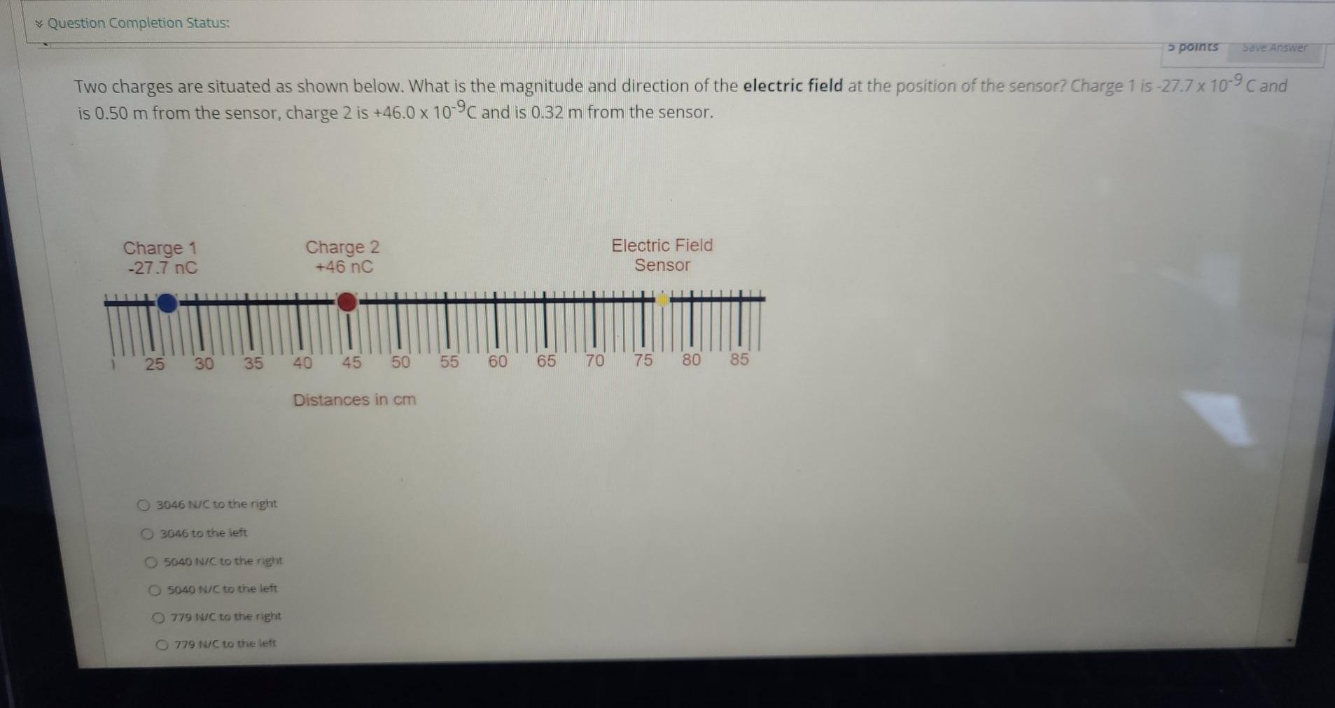 Solved Question Completion Status: 5 points Save Answer Two | Chegg.com