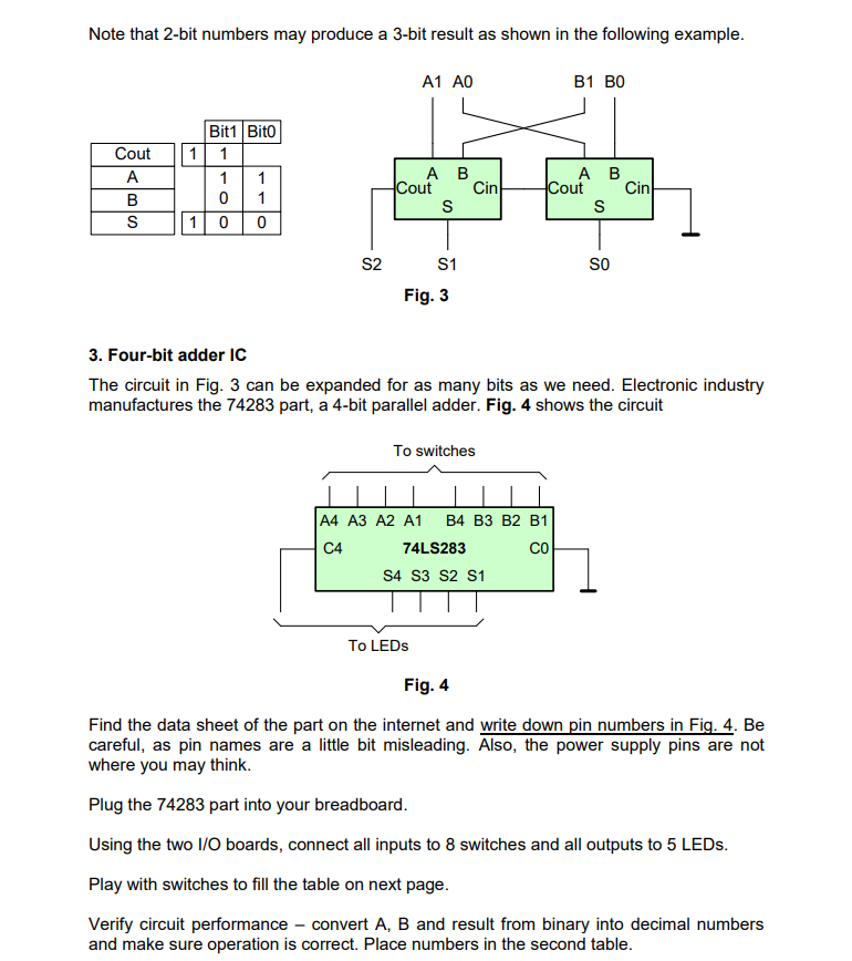 Solved Draw the circuit of an 8 -bit adder that uses two