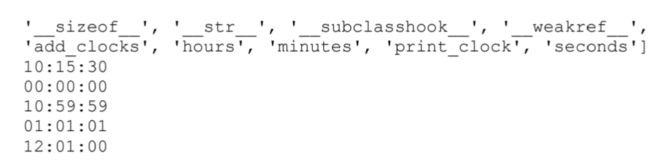 Solved Creating a Clock Class In this lab component you will | Chegg.com