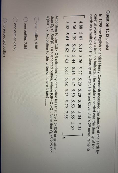 Solved Question 11 (3 points) In 1798 the English scientist | Chegg.com