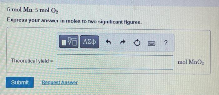 Solved for the reaction shown calculate the theoretical | Chegg.com