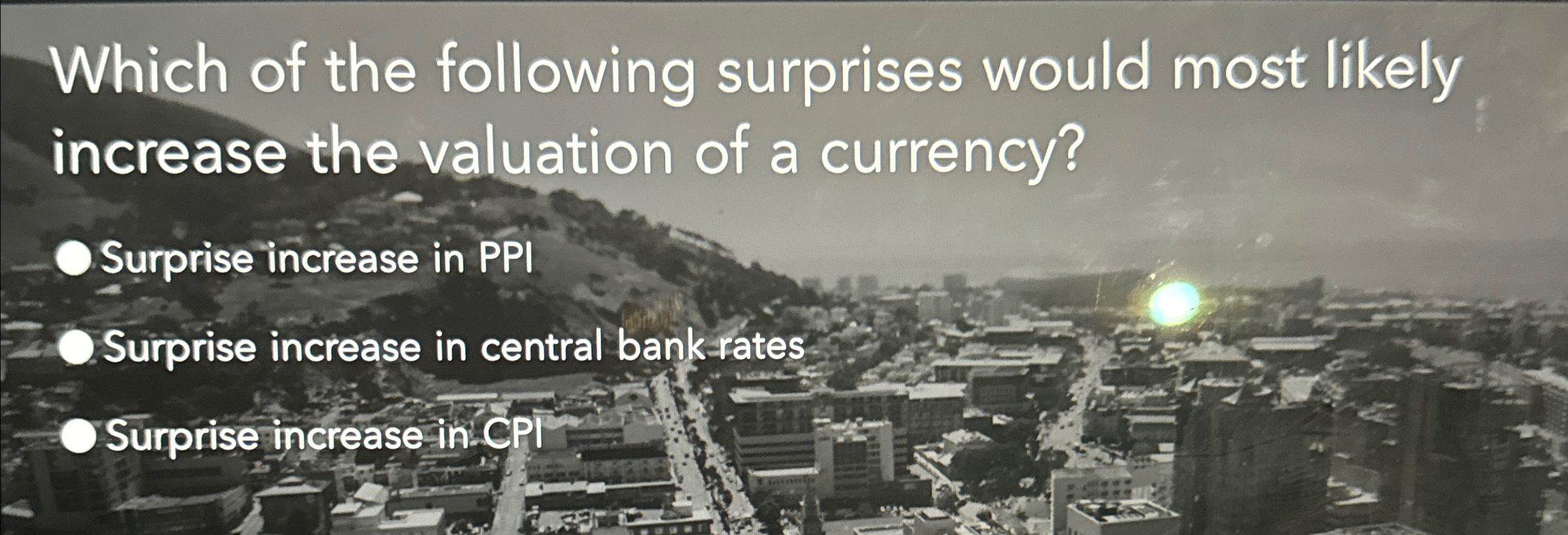 Solved Which of the following surprises would most likely | Chegg.com