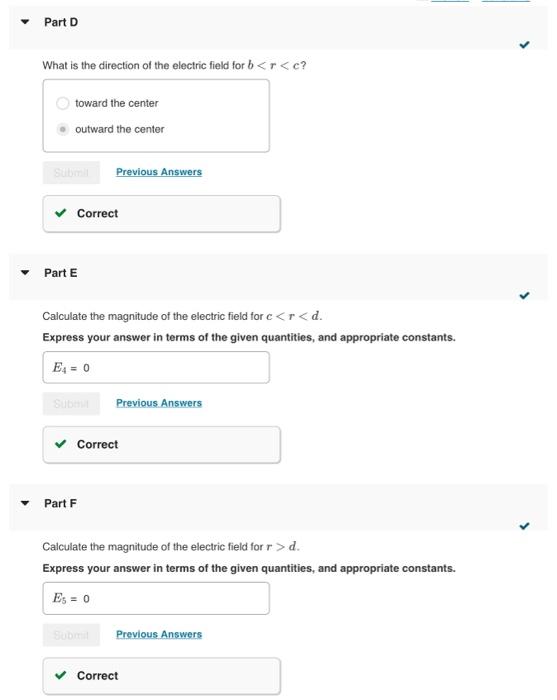 Solved A small conducting spherical shell with inner radius | Chegg.com