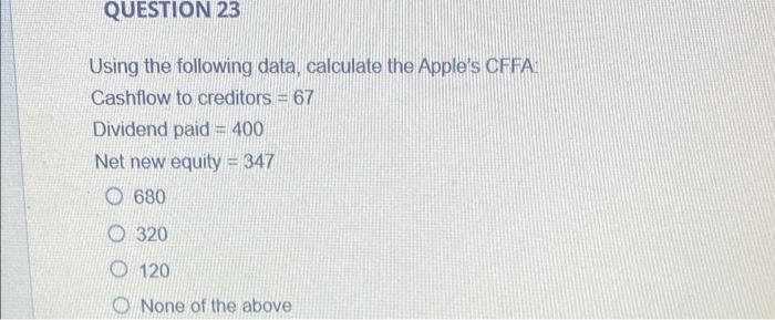 Solved Based on the data below calculate the company's | Chegg.com