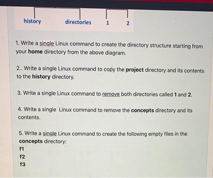 Solved For each of the following questions, use a pathname | Chegg.com