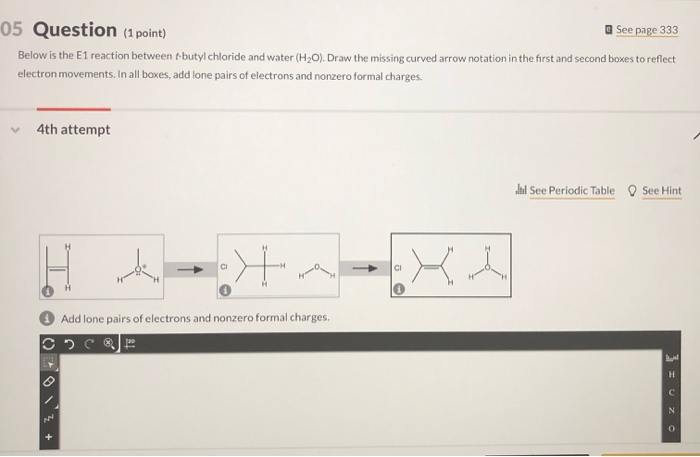 Solved 05 Question (1 point) See page 333 Below is the E1 | Chegg.com