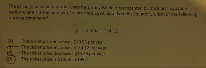 1992 Ticket Pricing