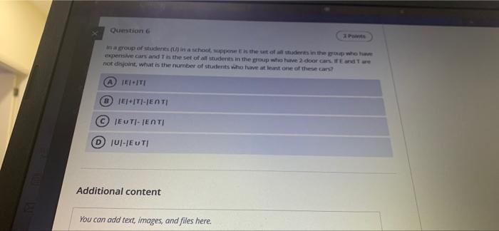 Solved Question 4 2 Points Suppose there are 8 women and men | Chegg.com