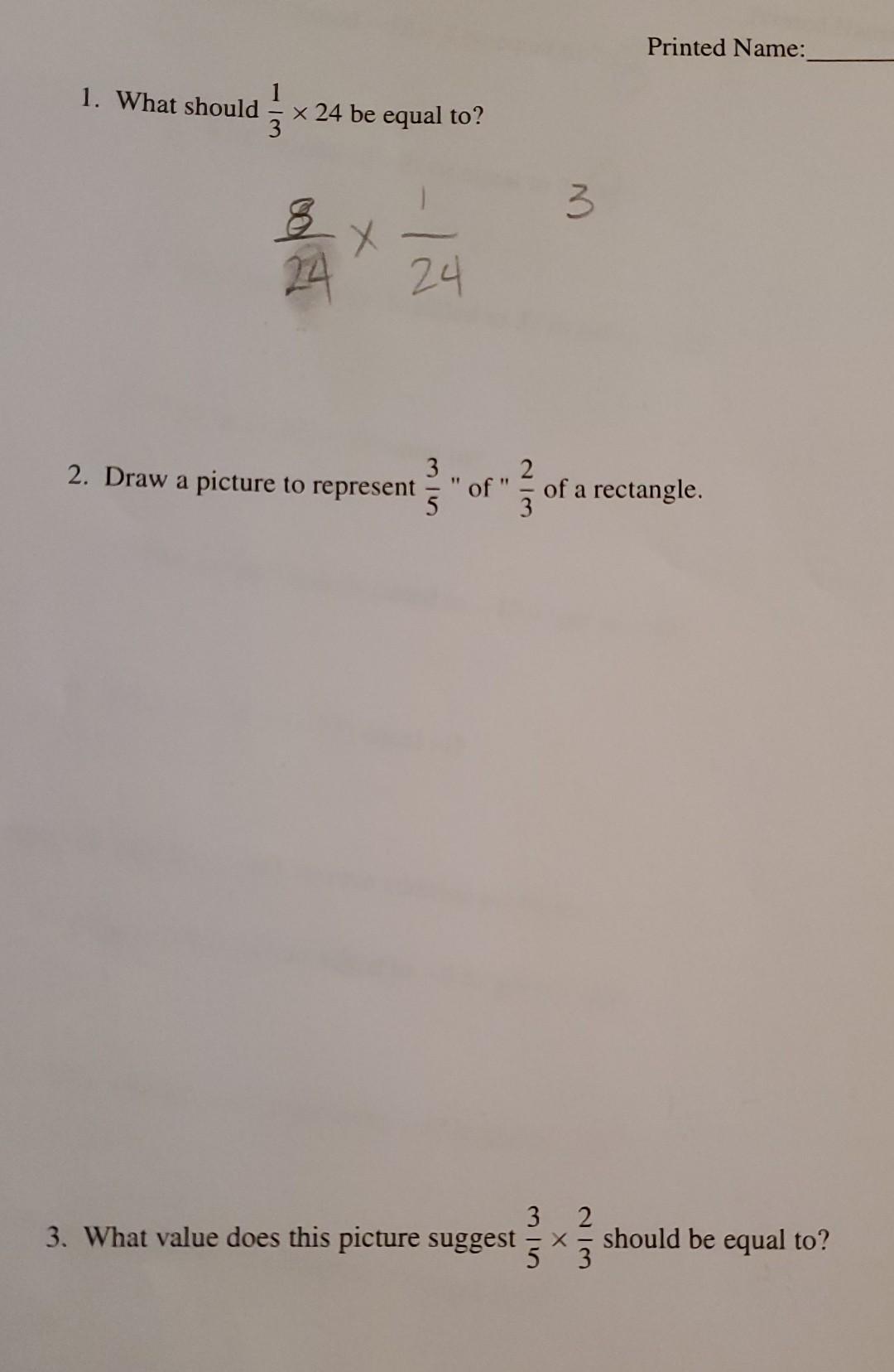 work out the value of 2 3 x 24