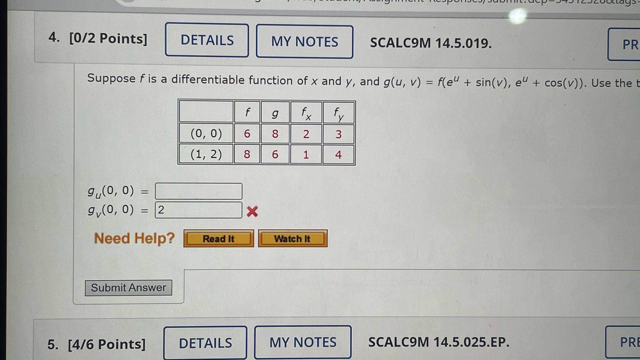 Solved [0/2 ﻿Points]SCALC9M 14.5.019.Suppose F ﻿is A | Chegg.com