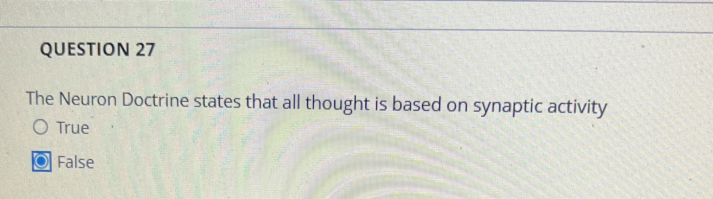 Solved QUESTION 27The Neuron Doctrine states that all | Chegg.com