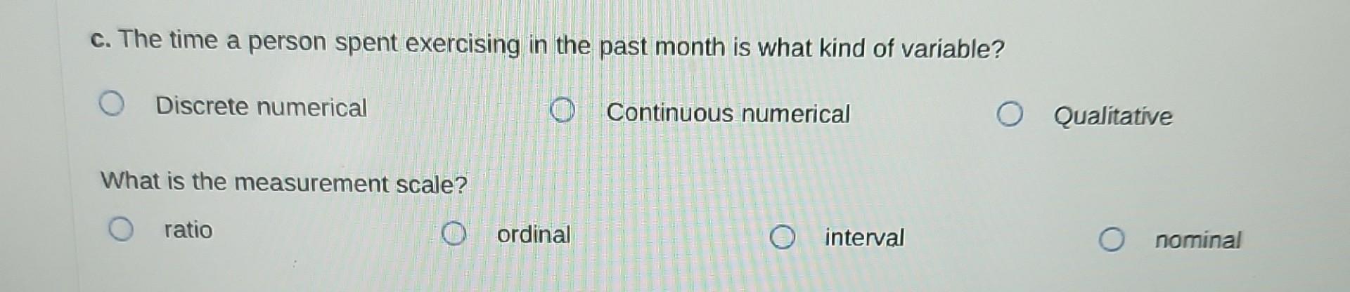 Solved For Each Of The Following Variables, Determine | Chegg.com