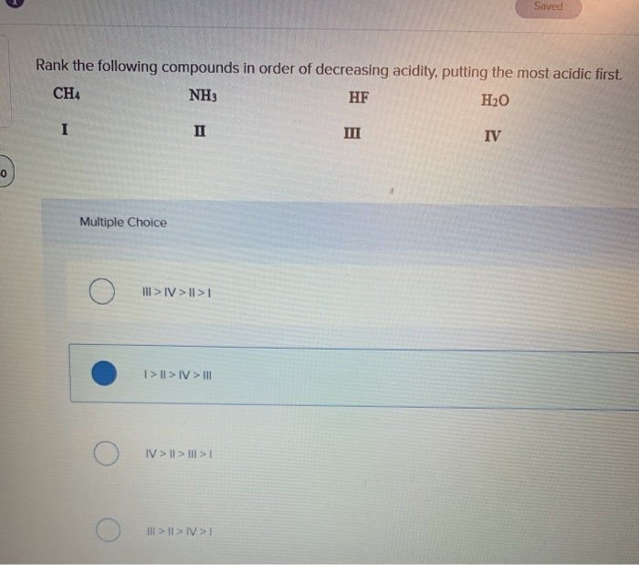 solved-saved-rank-the-following-compounds-in-order-of-chegg