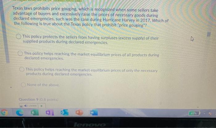 solved-texas-laws-prohibits-price-gouging-which-is-chegg