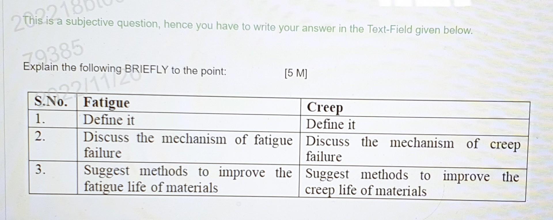 Solved This is a subjective question, hence you have to | Chegg.com