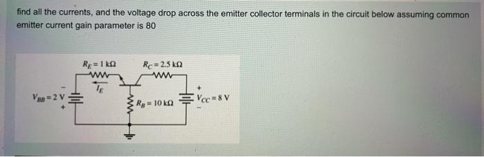 Solved find all the currents, and the voltage drop across | Chegg.com