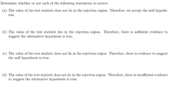 Solved Determine whether or not each of the following | Chegg.com