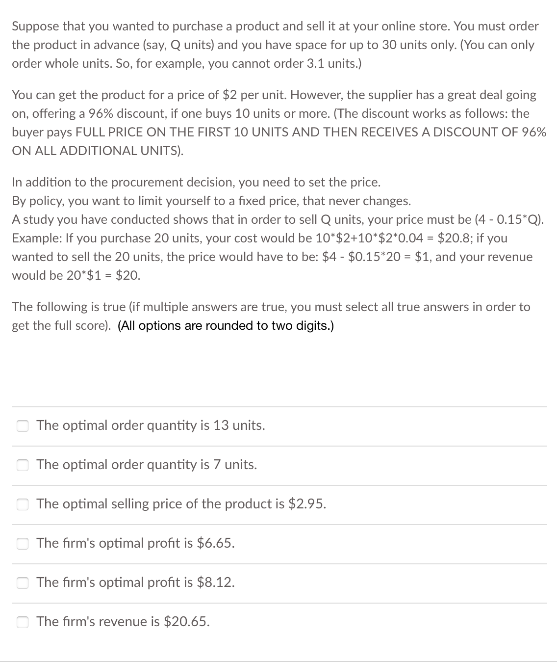 Solved Suppose that you wanted to purchase a product and | Chegg.com