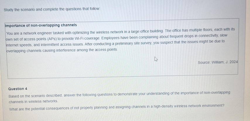 Solved Study the scenario and complete the questions that | Chegg.com