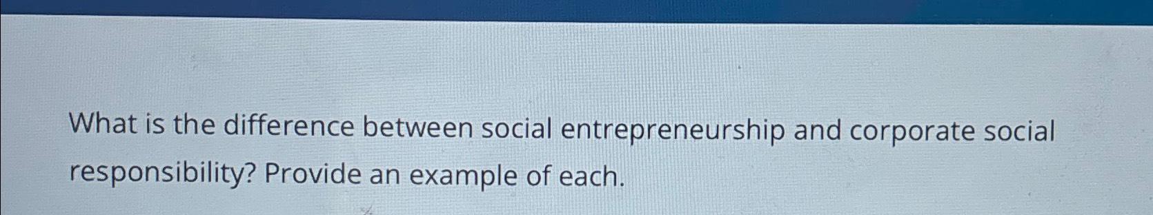 Solved What is the difference between social | Chegg.com