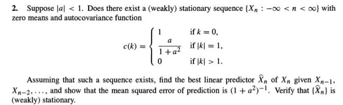 Solved 2. Suppose ∣a∣