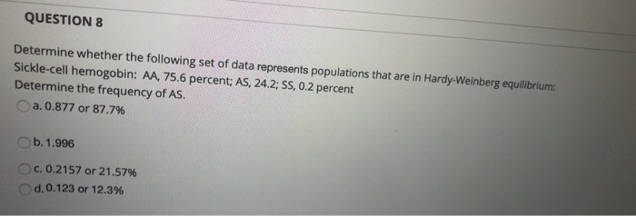 Solved QUESTION 8 Determine whether the following set of | Chegg.com