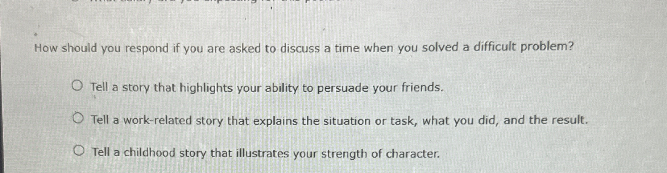 Solved How should you respond if you are asked to discuss a | Chegg.com