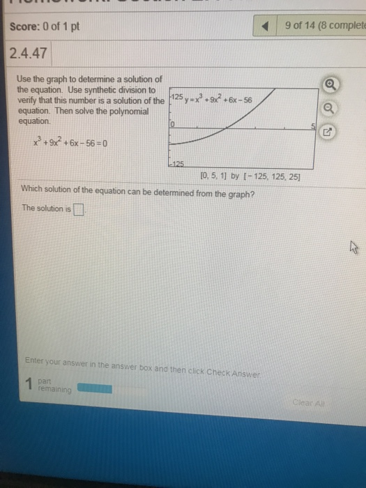 Solved Score: 0 of 1 pt 9 of 14 (8 complete 2.4.47 Use the | Chegg.com
