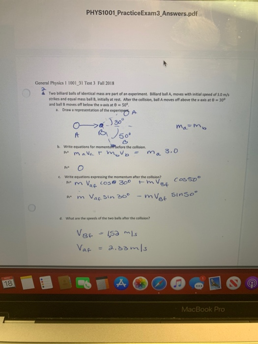 Solved PHYS1001_Practice Exam3_Answers.pdf General Physics 1 | Chegg.com