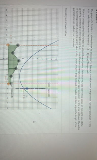 Solved The graph of a function is shown below as a blue | Chegg.com