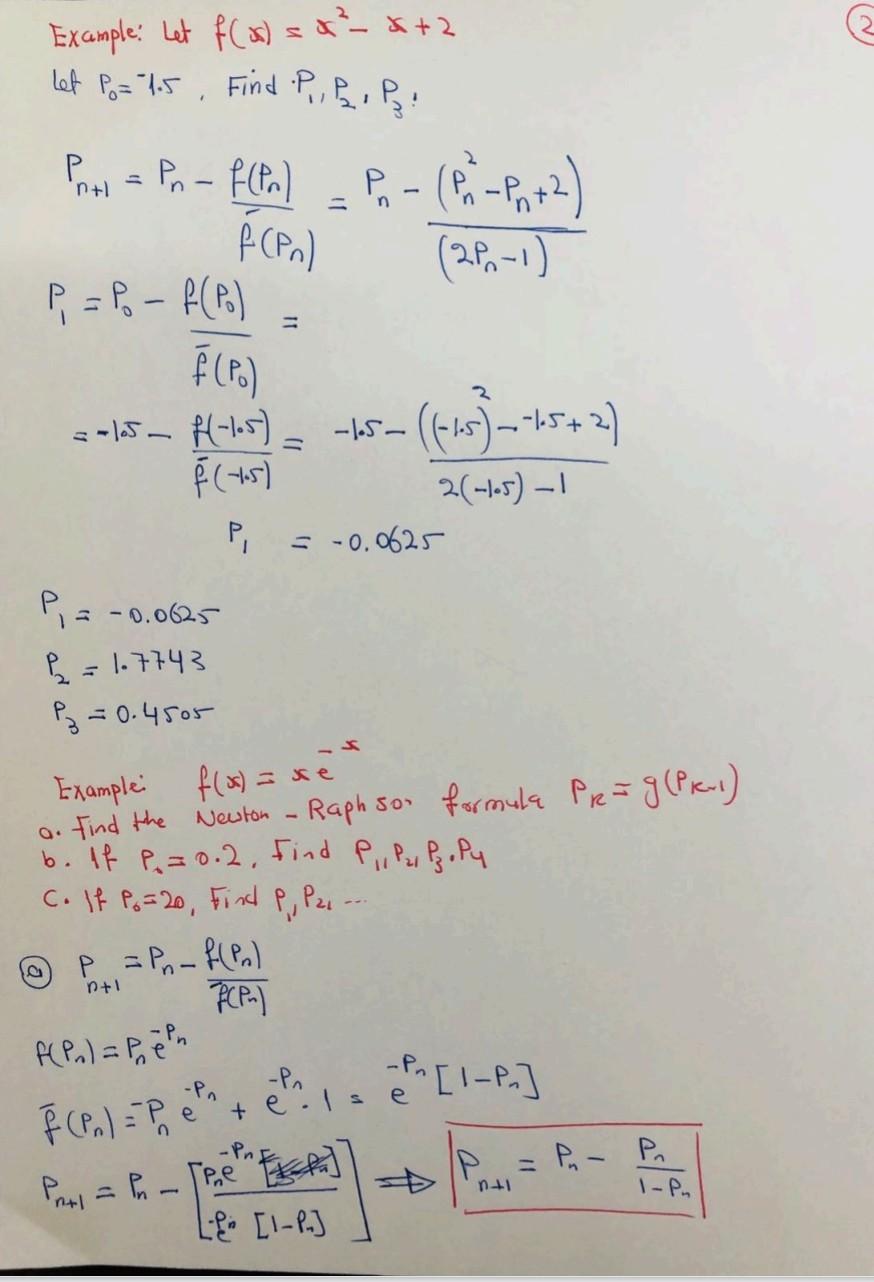 Numarcal Analysis Article Explanation If You Allow Chegg Com