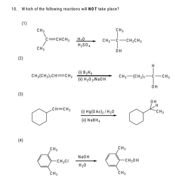 Solved 9. Consider the following reaction: CH2CH=CH2 + HCI | Chegg.com