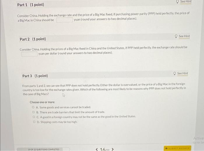 Solved See page 678 16 Question (3 polnts) DIRK AND LEE'S | Chegg.com