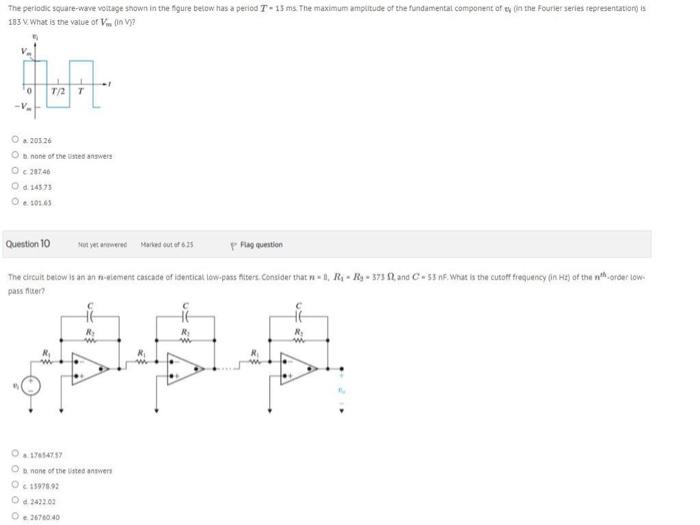 Solved The periodic square-wave voltage shown in the figure | Chegg.com