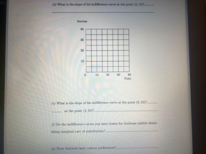 Solved 3.2 (0) Ambrose consumes only nuts and berries.