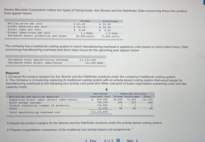 Solved Compute The Product Margins For The Xtreme And 3791