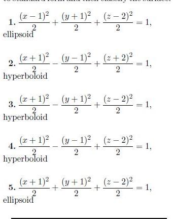 Solved Reduce The Equationx2 Y2 Z2 2x 2y 4z 2 Chegg Com