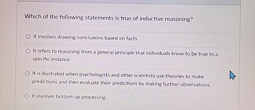 Solved Which of the following statements is true of | Chegg.com