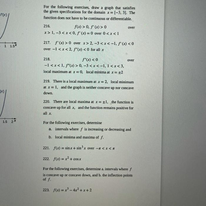 Solved For the following exercises, draw a graph that | Chegg.com