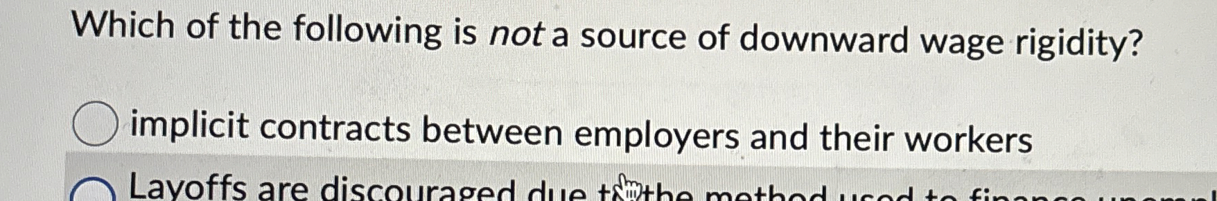 Solved Which of the following is not a source of downward | Chegg.com