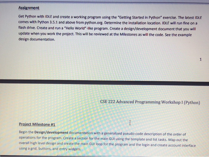 write a python code for project to create a | Chegg.com