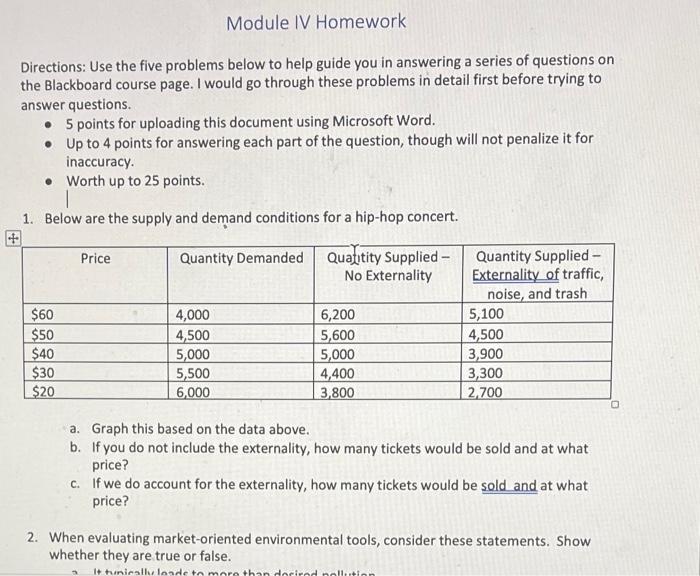 Solved Module IV Homework Directions: Use the five problems | Chegg.com