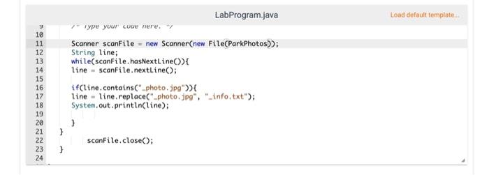 9.7 LAB: File name change A photographer is | Chegg.com