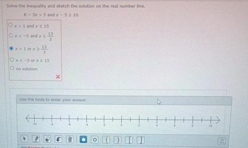 Solved Solve the inequality and sketch the solution on the | Chegg.com