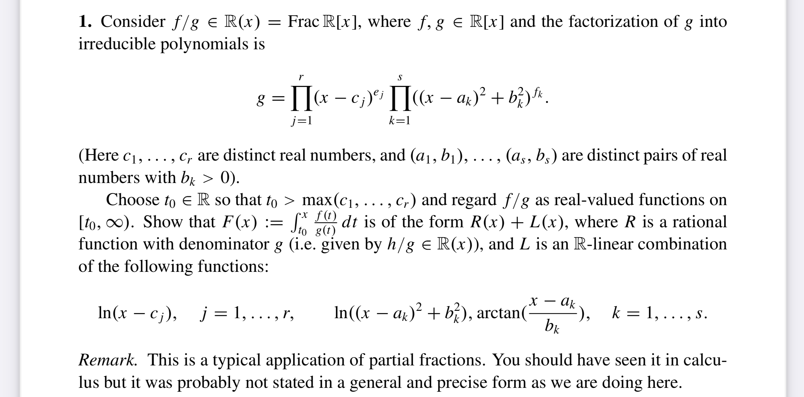 Solved Consider fginR(x)=FracR[x], ﻿where f,ginR[x] ﻿and the | Chegg.com