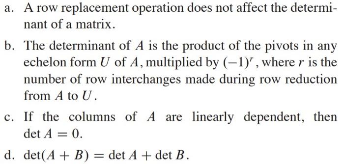 Solved Linear Algebra. T F. Please justify each answer. I Chegg